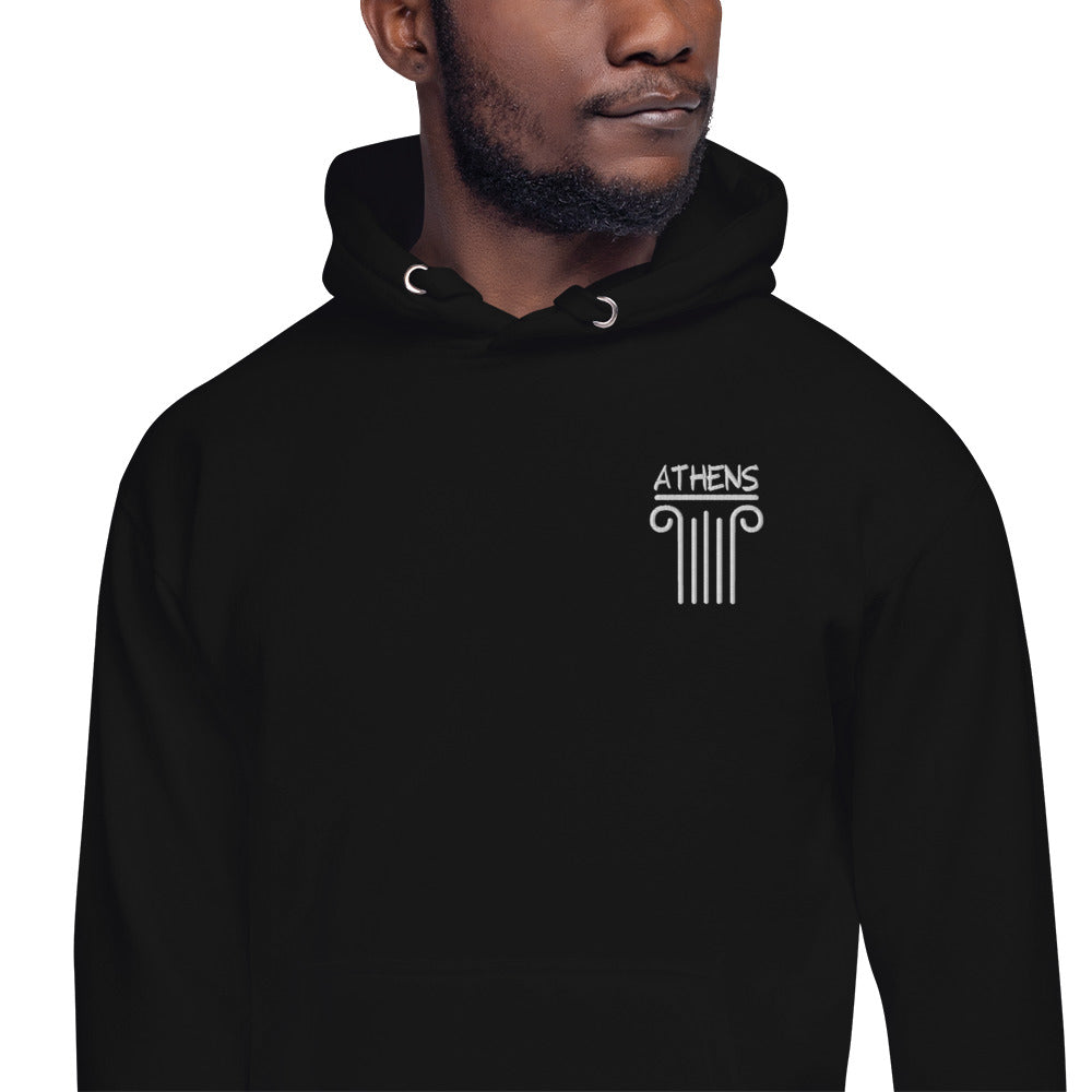 Athens Column Unisex Premium Greek Hoodie