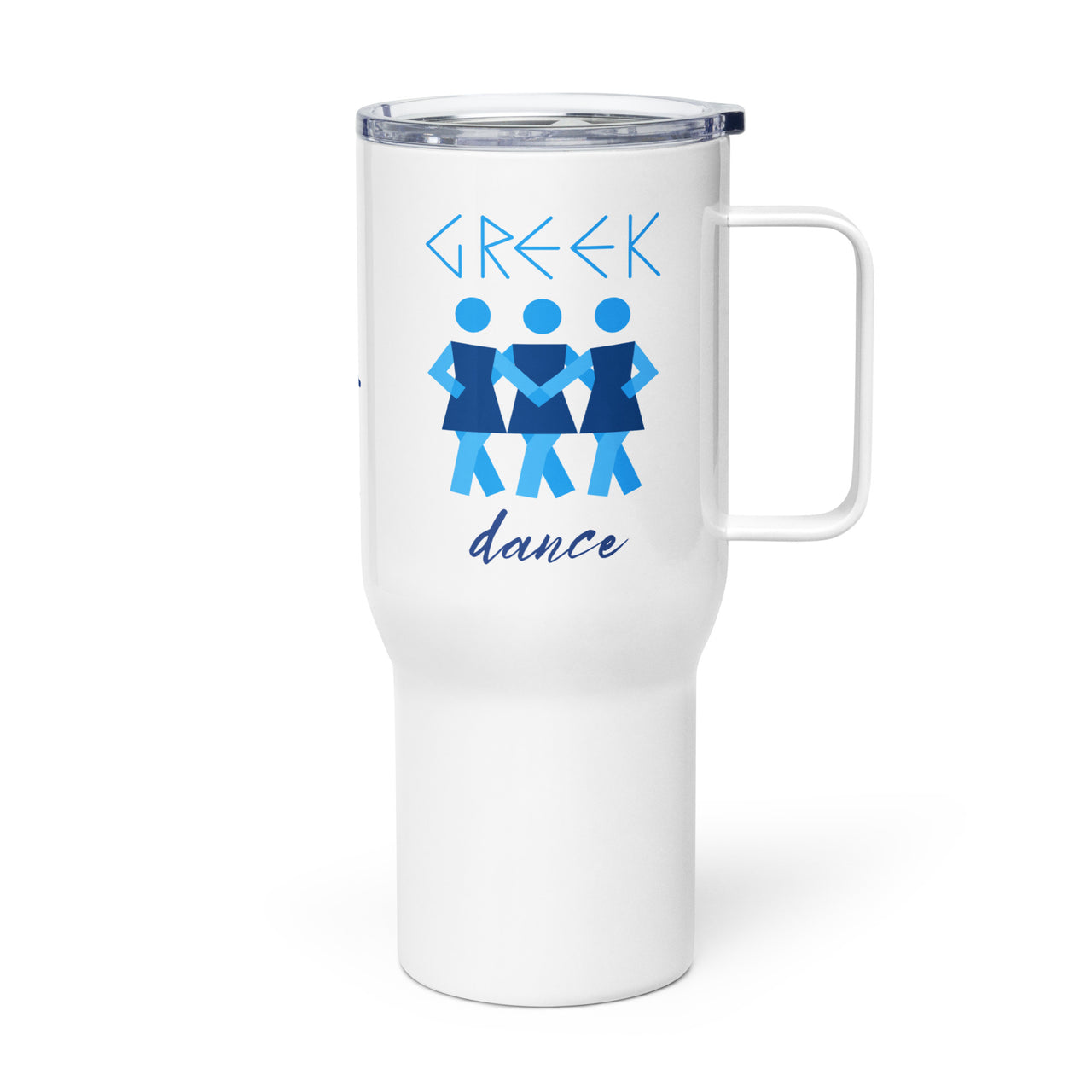 Greek Dance Opa Stainless Steel Travel Mug Coffee