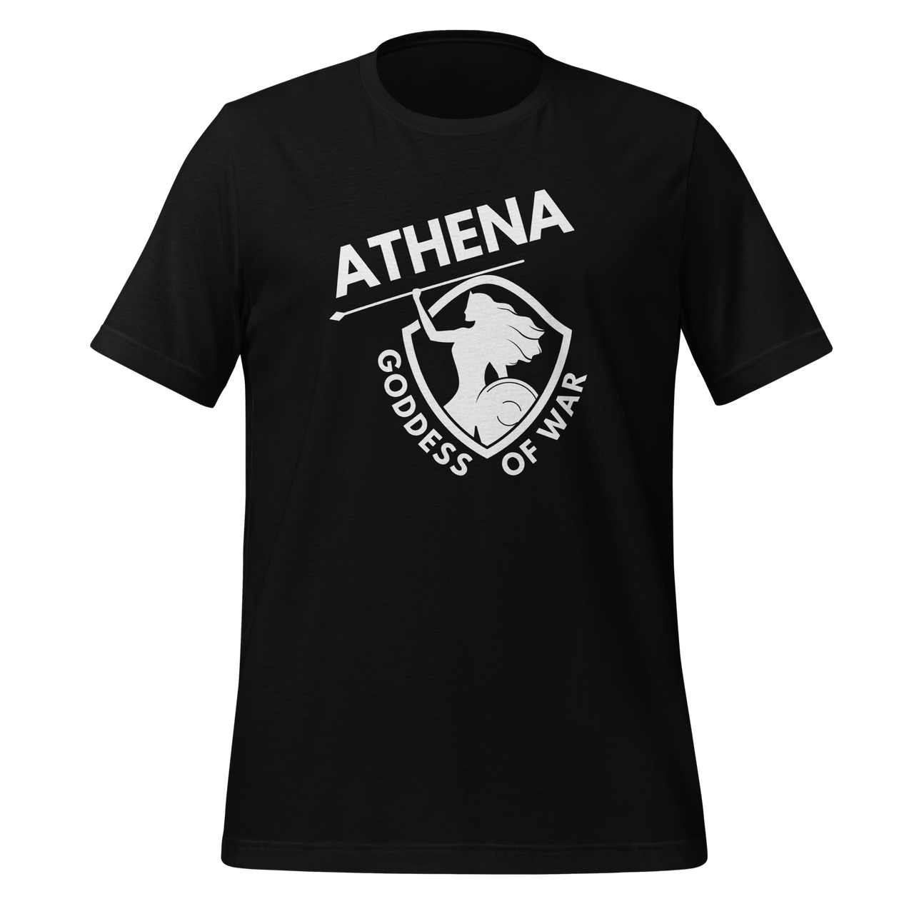 Greek Gods Athena Goddess of War Premium Unisex T-shirt black