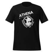 Greek Gods Athena Goddess of War Premium Unisex T-shirt black