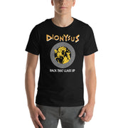 Greek Gods Dionysus Back That Glass Up Funny Greek Premium Unisex T-shirt