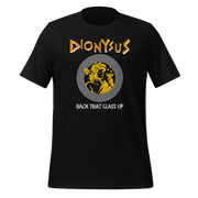 Greek Gods Dionysus Back That Glass Up Premium Unisex T-shirt black