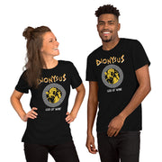 Greek Gods Dionysus God of Wine Premium Unisex T-shirt black