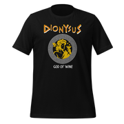 Greek Gods Dionysus God of Wine Premium Unisex T-shirt black