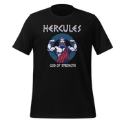 Greek Gods Hercules God of Strength Premium Unisex T-shirt black