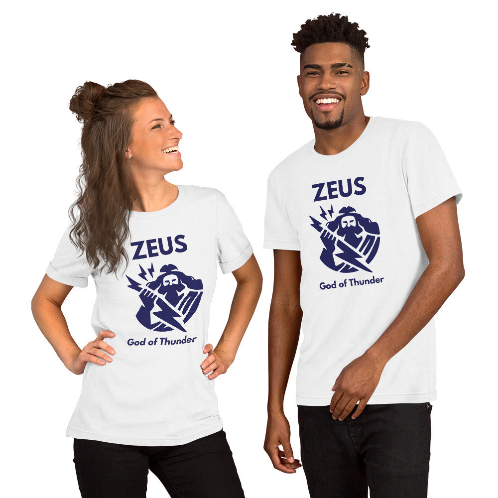 Greek Gods Zeus God of Thunder Premium Unisex T-shirt