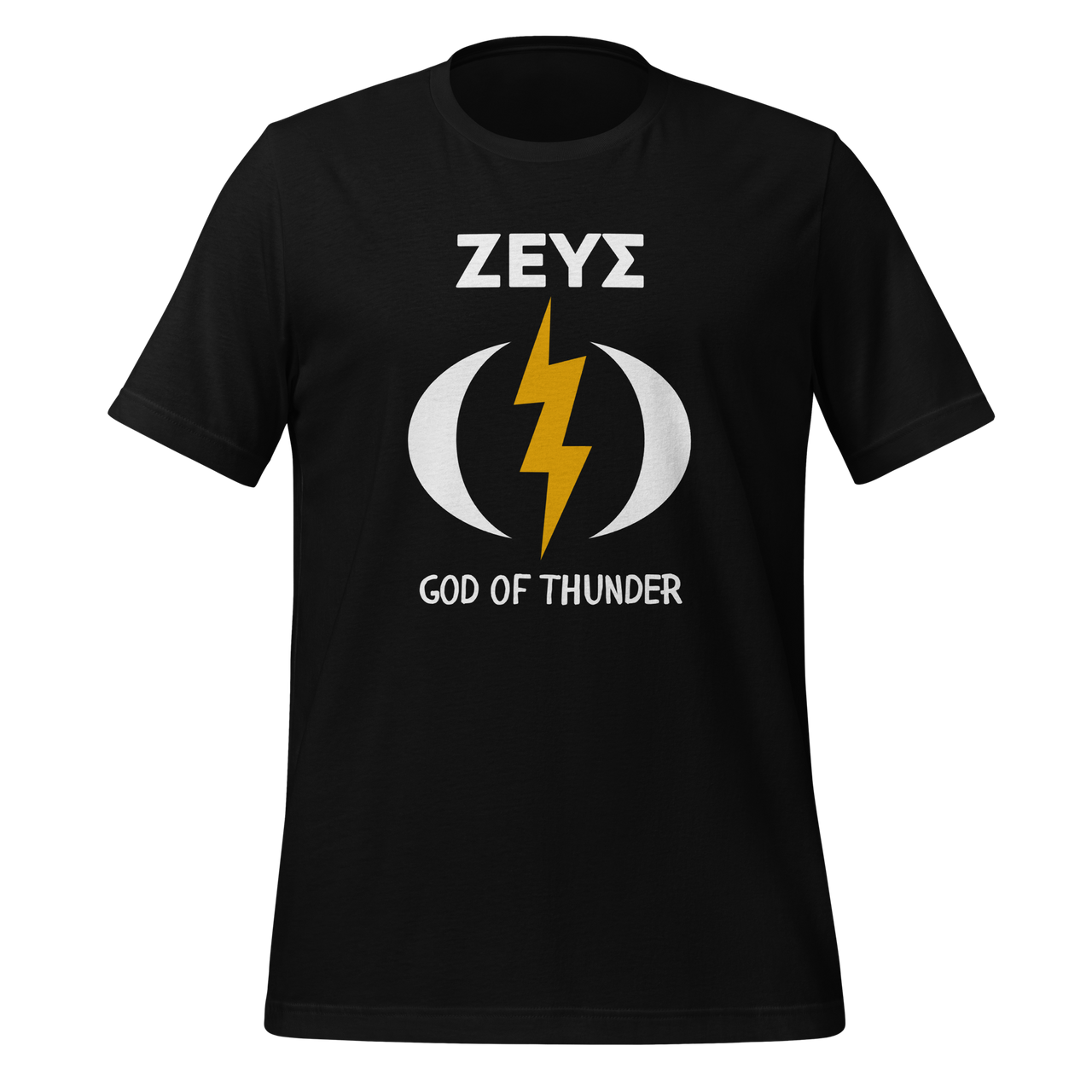 Greek Gods Zeus God of Thunder Premium Unisex T-shirt 2 black