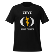 Greek Gods Zeus God of Thunder Premium Unisex T-shirt 2 black