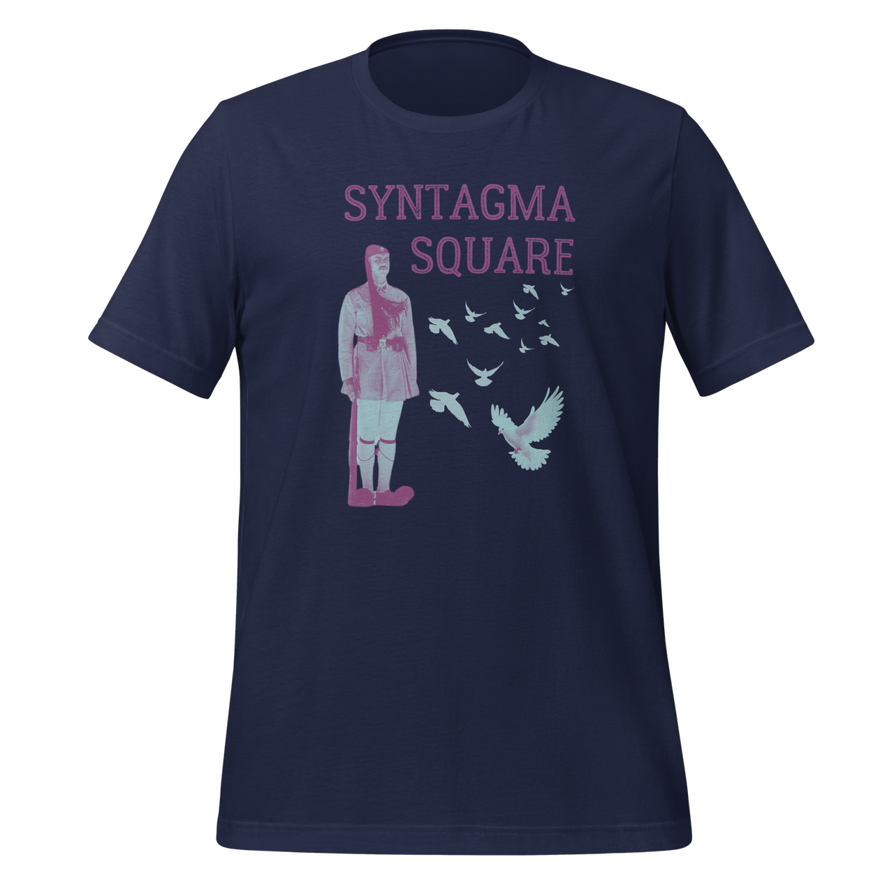 Syntagma Square Athens Evzones Premium Unisex T-shirt navy final