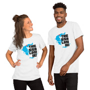 Thessaloniki Greece Map Greek Unisex T-shirt_white