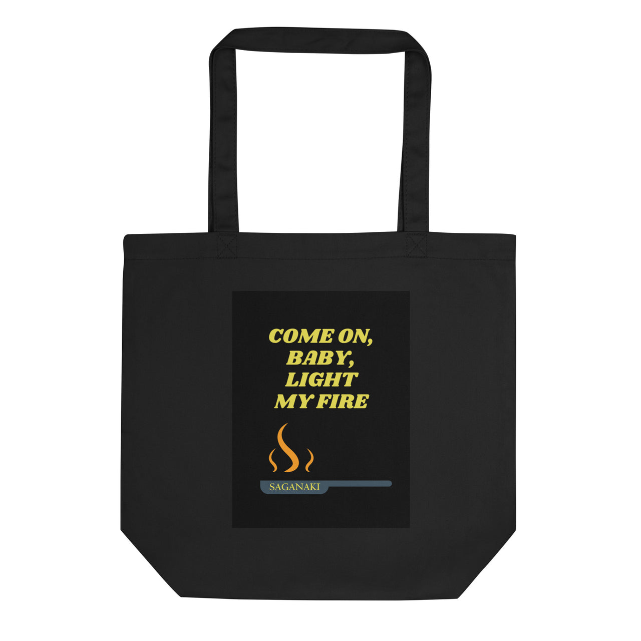 Light My Saganaki Medium Eco Tote Bag