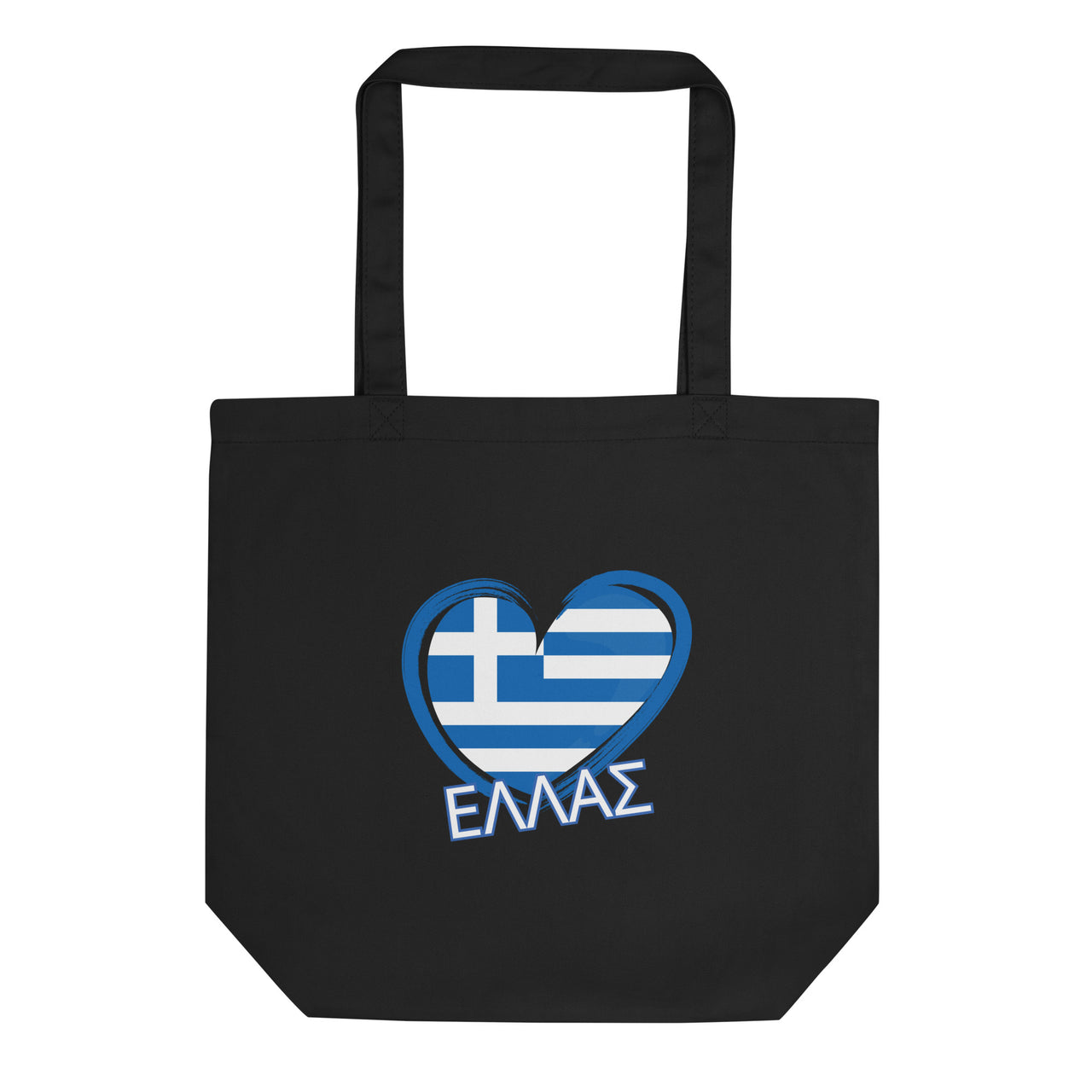 Love Greece (Ellas) Medium Eco Tote Bag