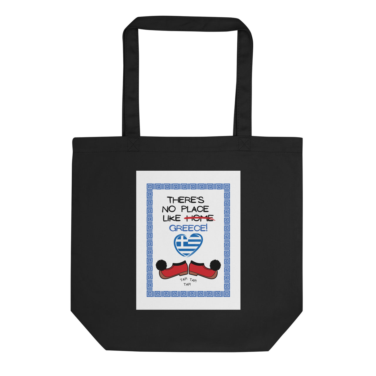 No Place Like Greece Medium Eco Tote Bag