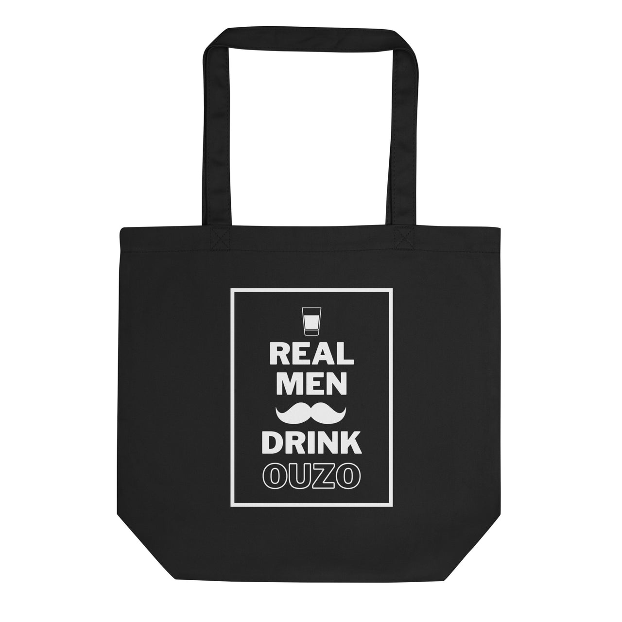 Real Men Drink Ouzo Eco Tote Bag