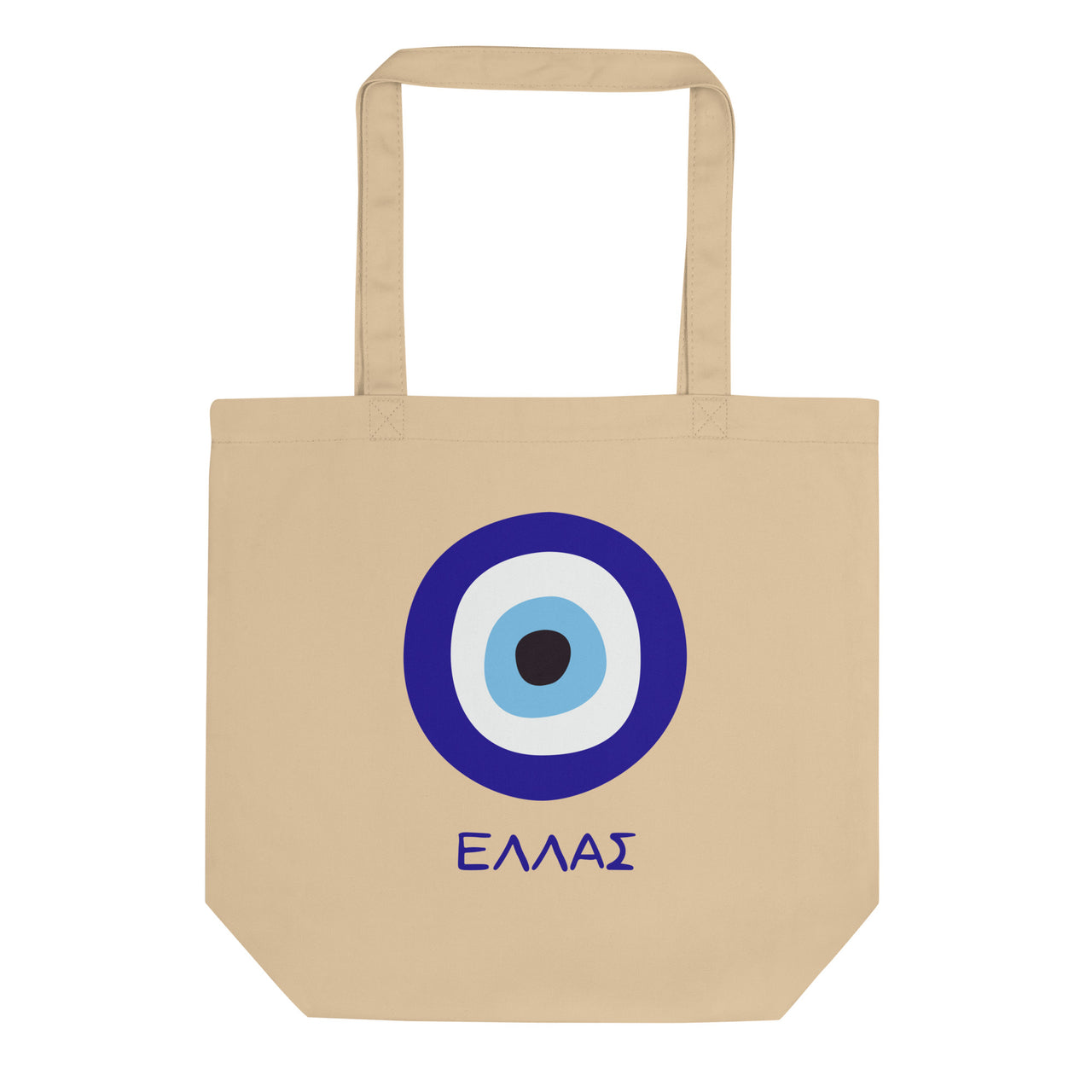 Evil Eye (Mati) Medium Eco Tote Bag