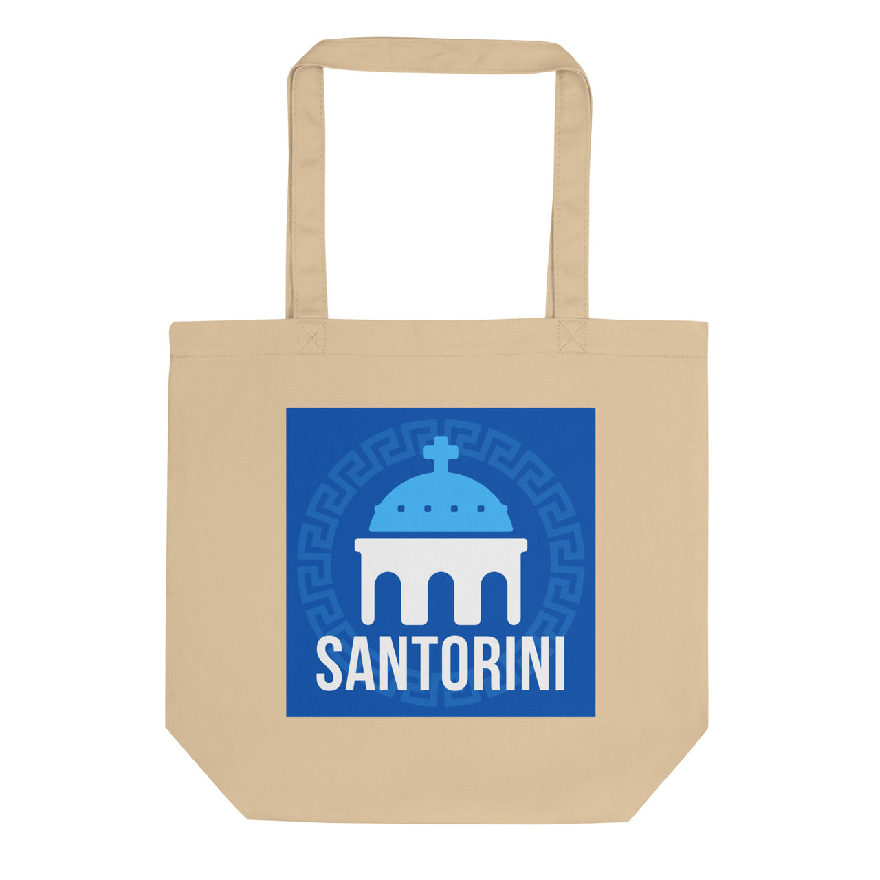 Iconic Places - Santorini Medium Eco Tote Bag