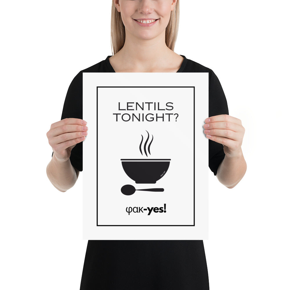 Lentils Tonight? (Fakes) Poster