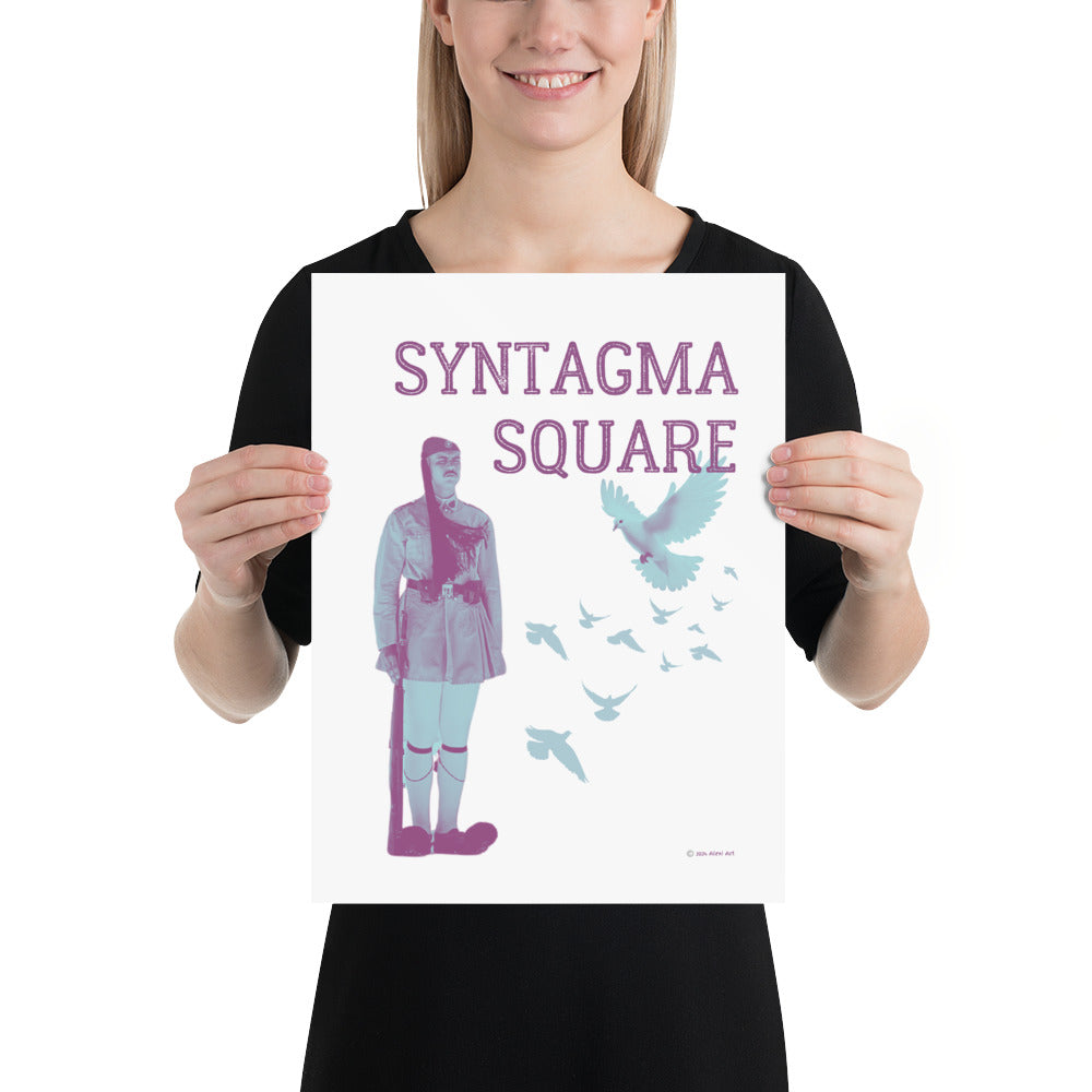 Syntagma Square Evzone Poster