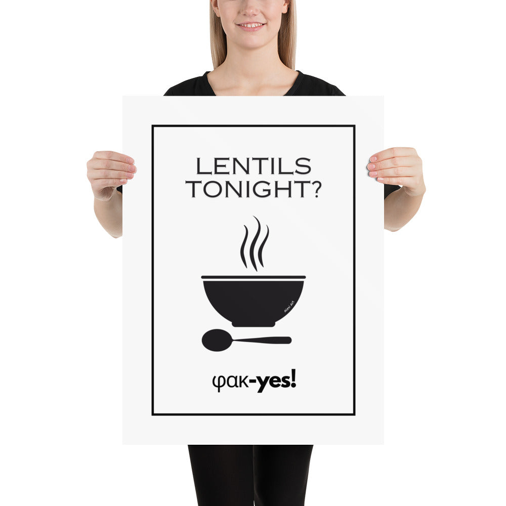 Lentils Tonight? (Fakes) Poster