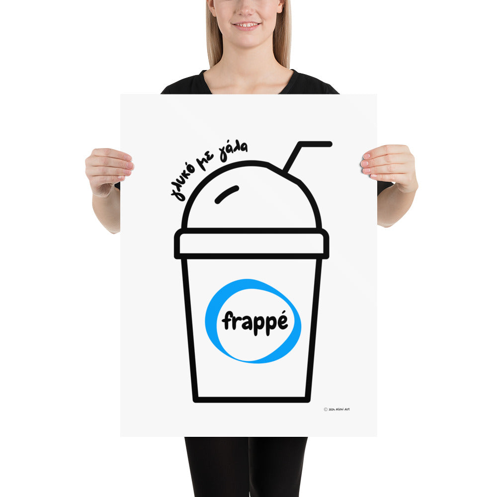 Frappe Sweet with Milk Poster