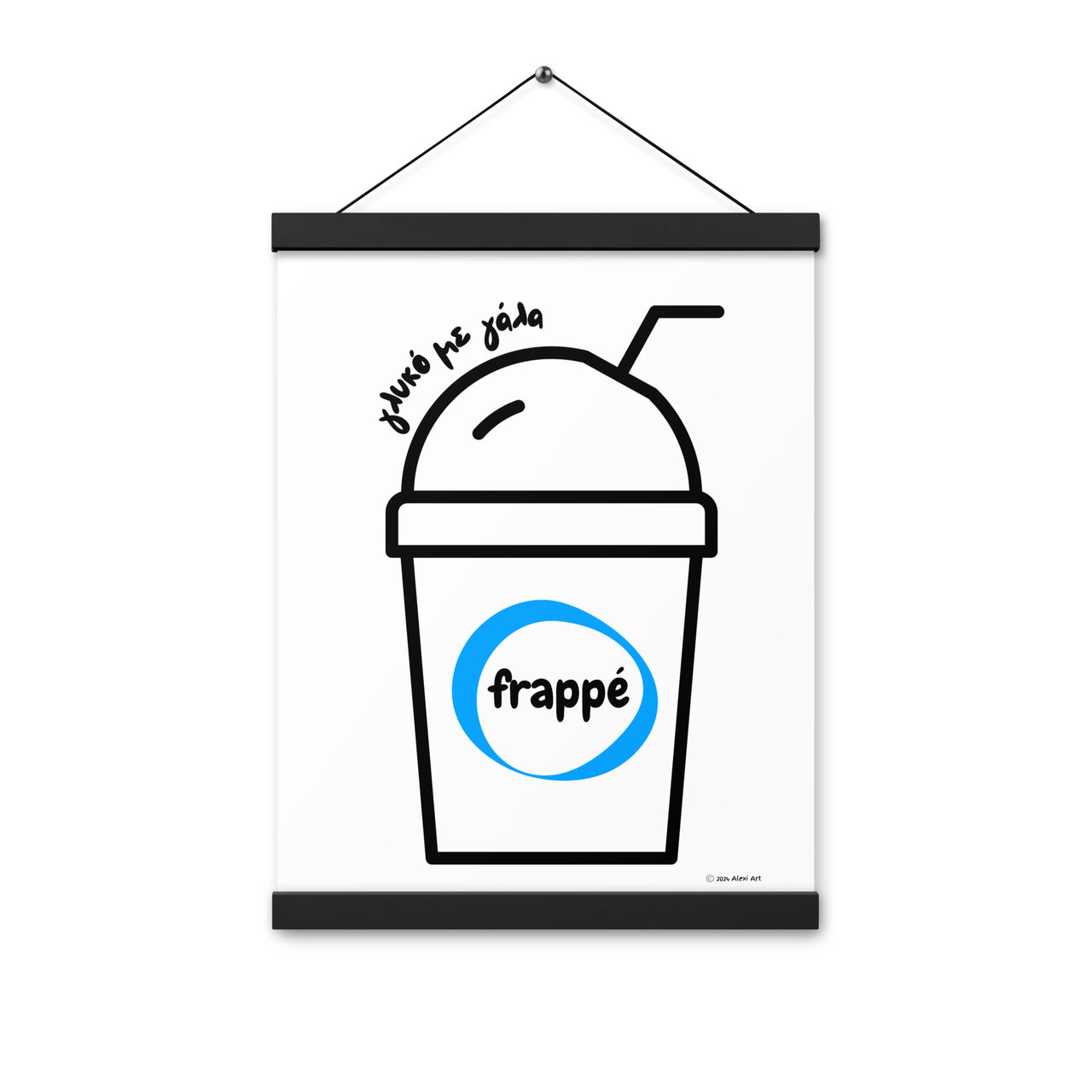 Frappe Sweet with Milk Poster with Hanger