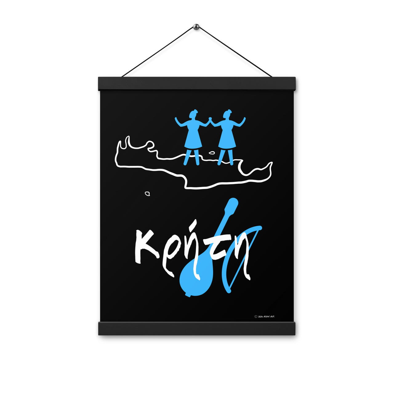 Crete Music (Kritika) Poster with Hanger