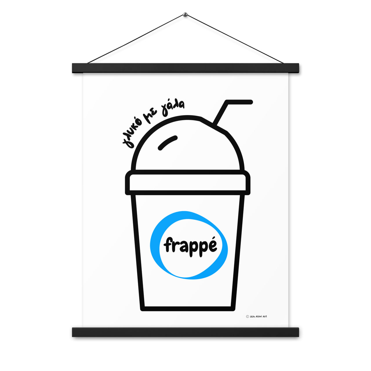 Frappe Sweet with Milk Poster with Hanger