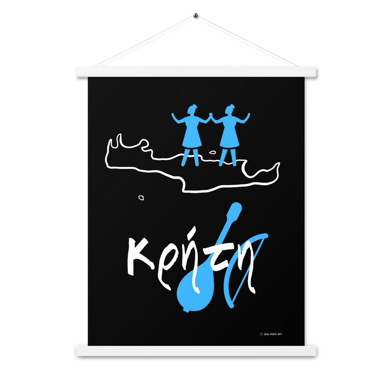 Crete Music (Kritika) Poster with Hanger