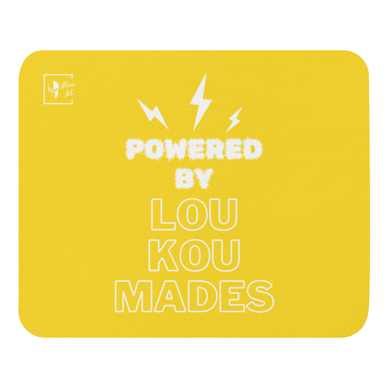 Powered by Loukoumades Mouse Pad