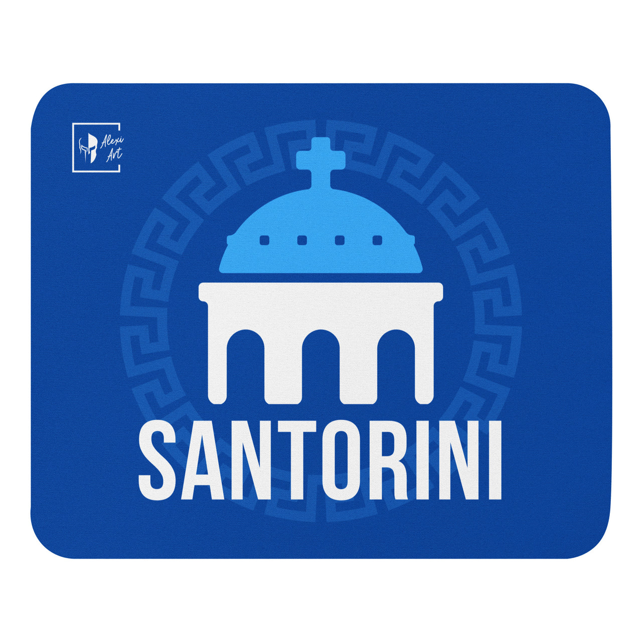 Iconic Places - Santorini Mouse Pad