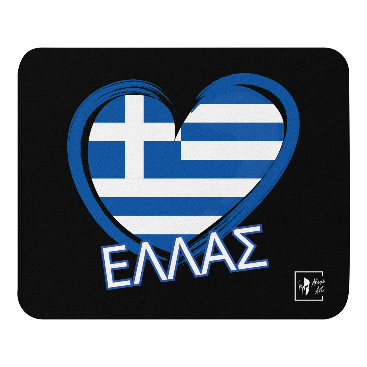 Love Greece (Ellas) Mouse Pad