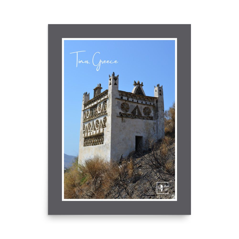 Tinos Pigeon House Photo Poster