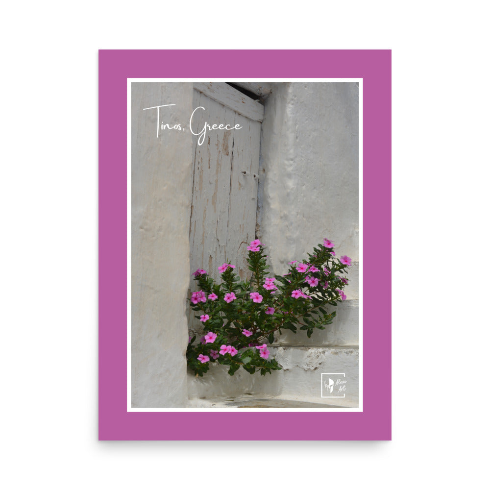 Tinos Volax Gray Door Photo Poster