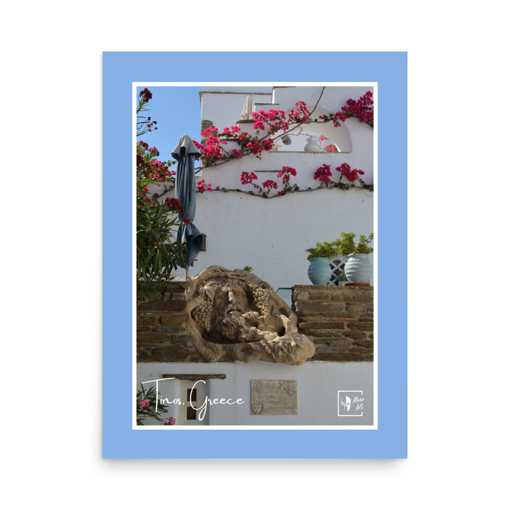 Tinos Pyrgos Dionysus Photo Poster