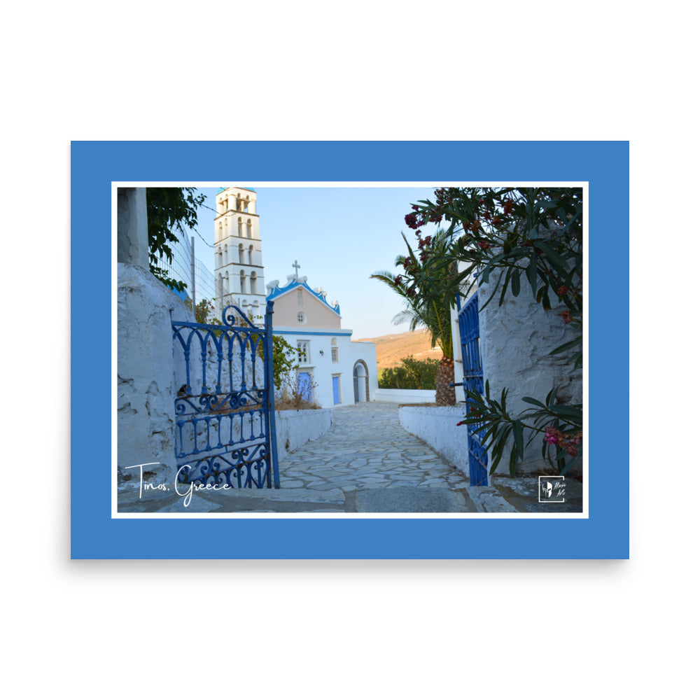 Tinos Village Church Photo Poster