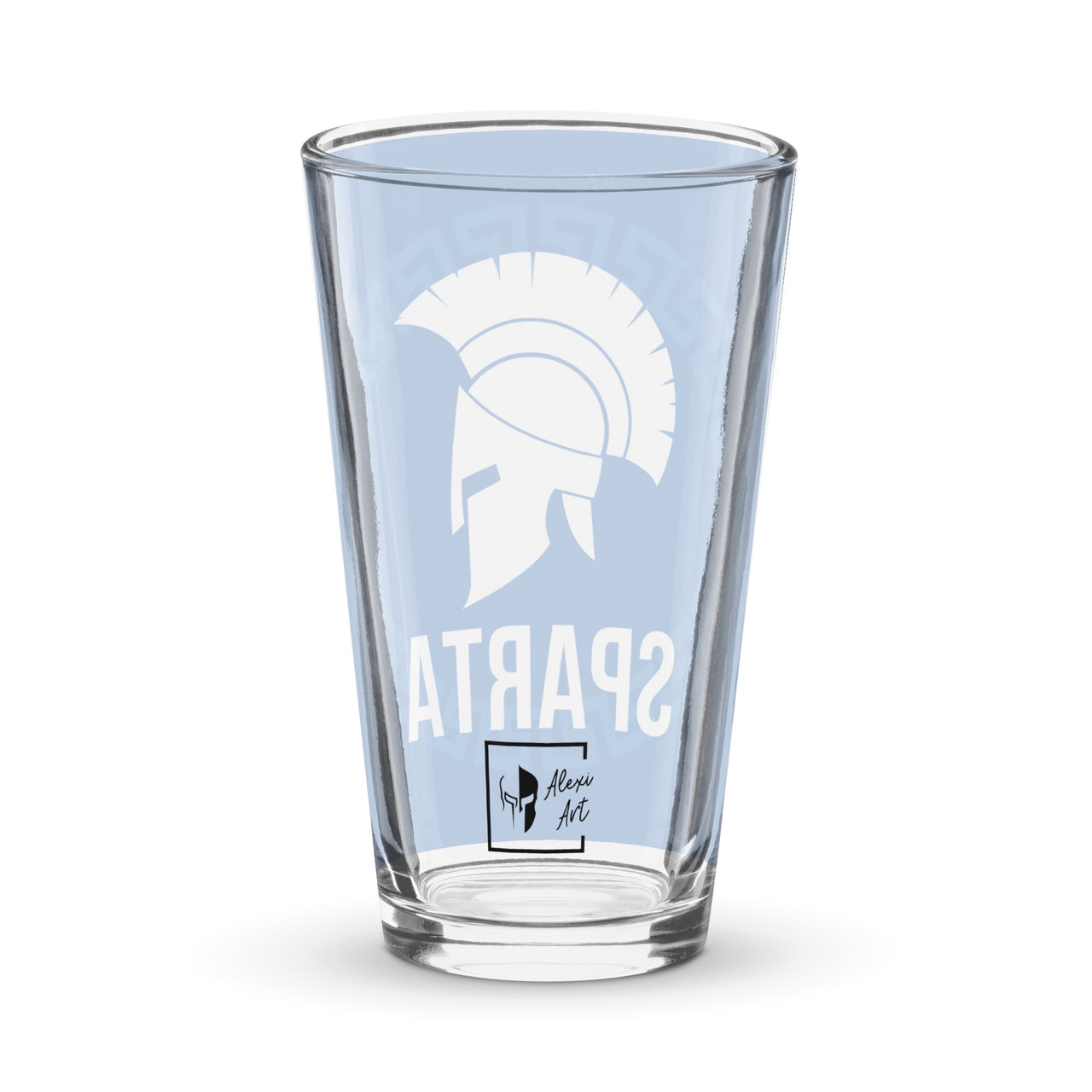 Iconic Places - Sparta 16oz Glass Pint Cup