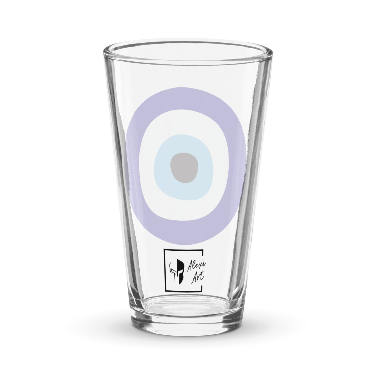 Evil Eye (Mati) 16oz Glass Cup