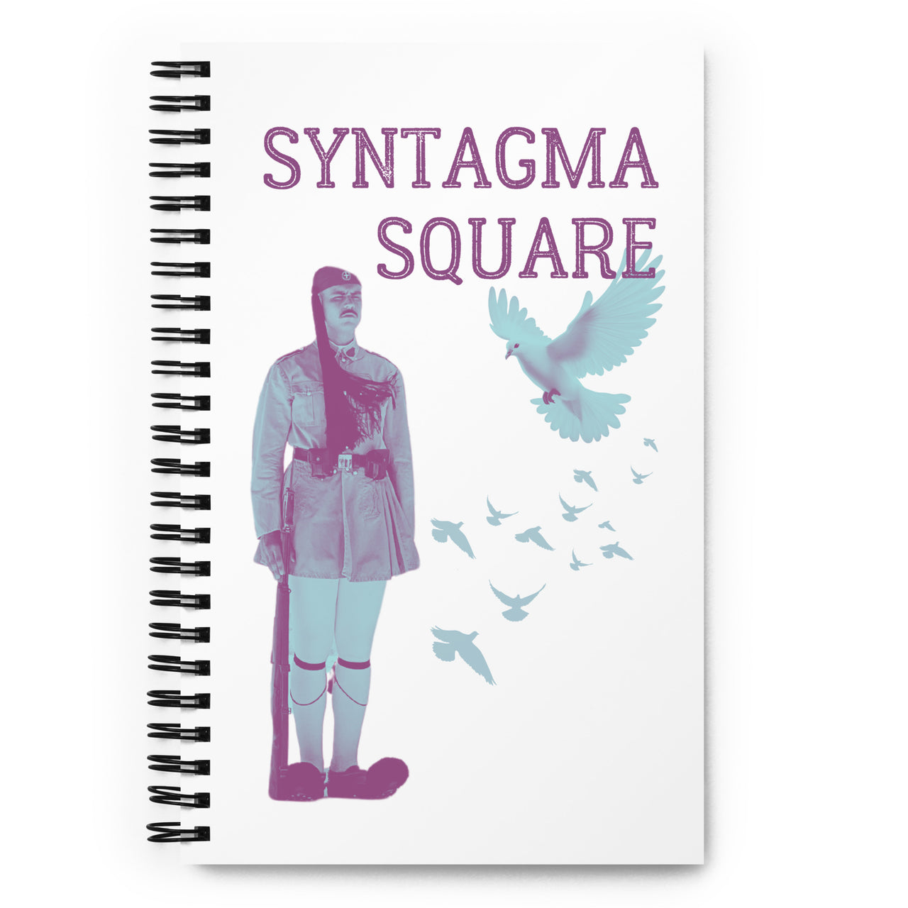 Evzone Syntagma Square Spiral Notebook