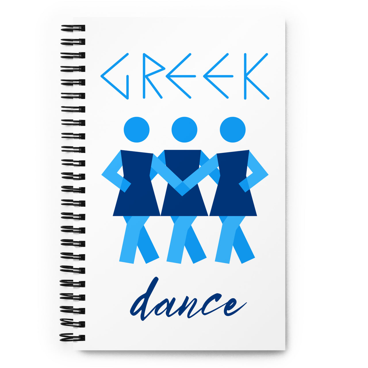 Greek Dance Spiral Notebook