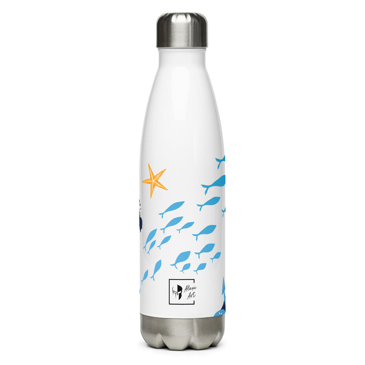 Underwater Adventures (Greece) Stainless Steel Water Bottle