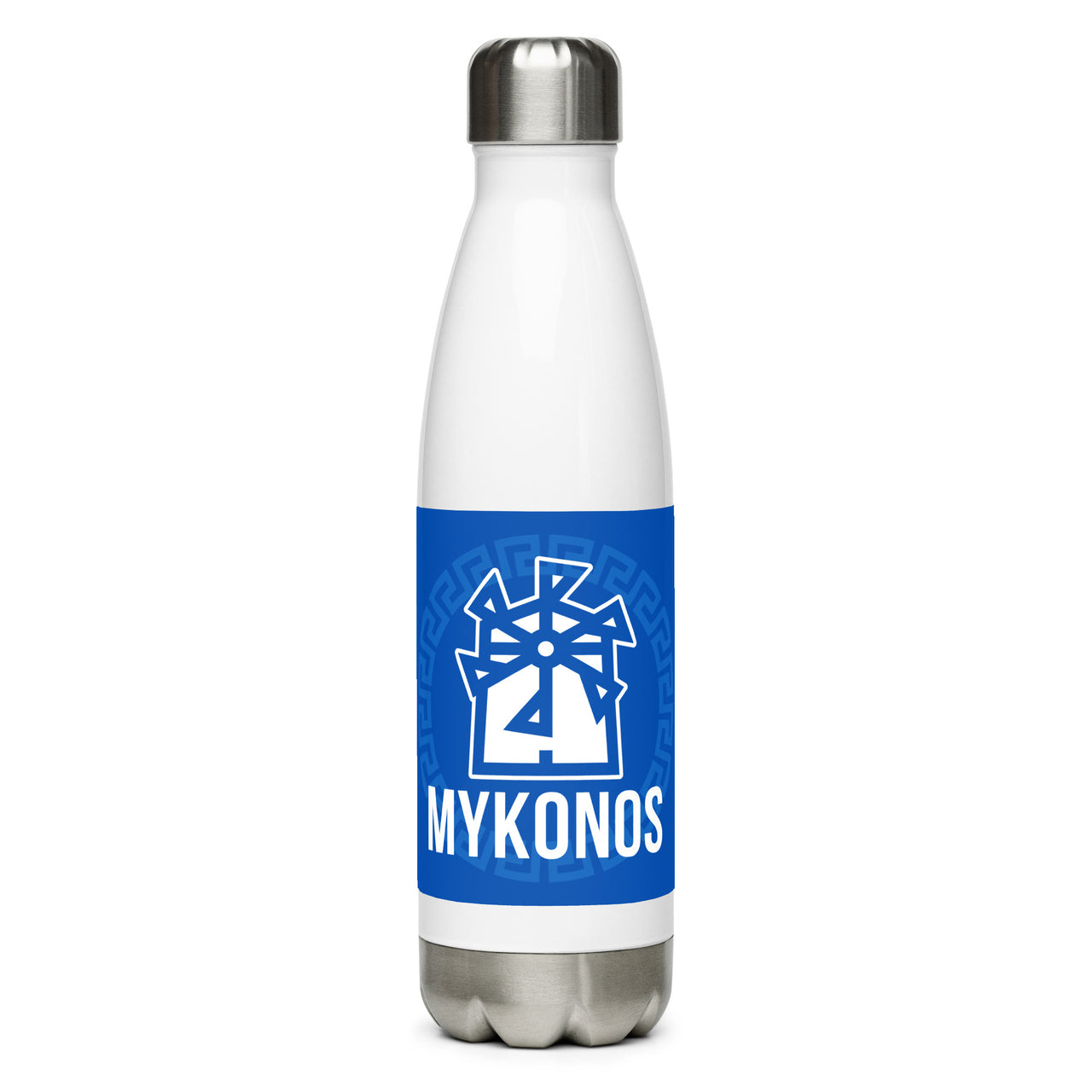 Iconic Places - Mykonos Stainless Steel Water Bottle