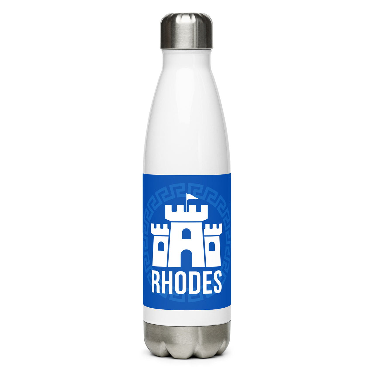 Iconic Places - Rhodes Stainless Steel Water Bottle