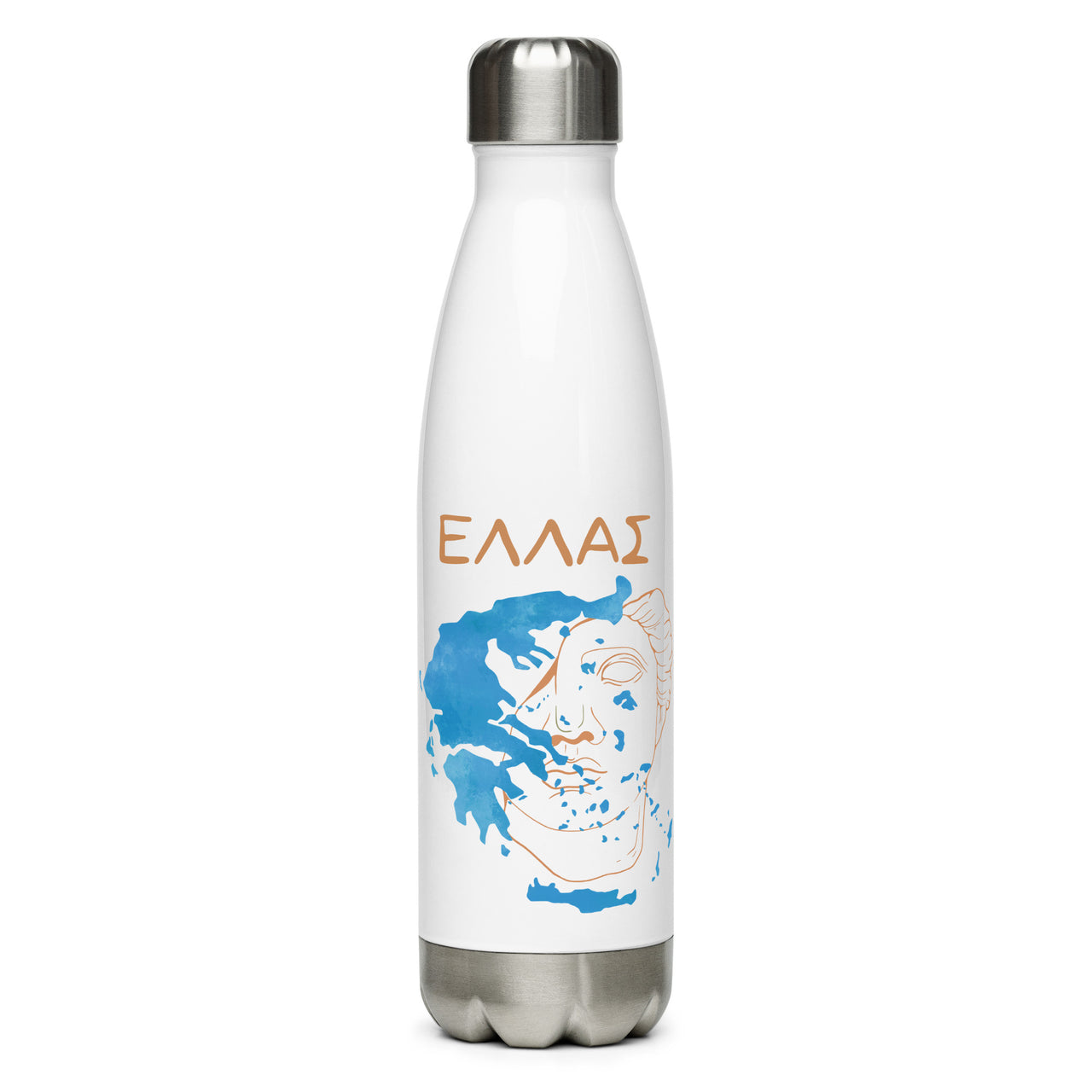 Greek Antiquities Stainless Steel Water Bottle