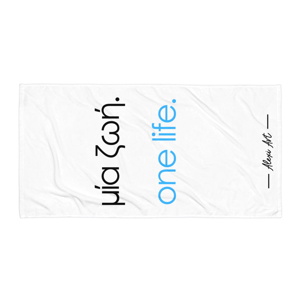 One Life (Mia Zoi) Beach Towel