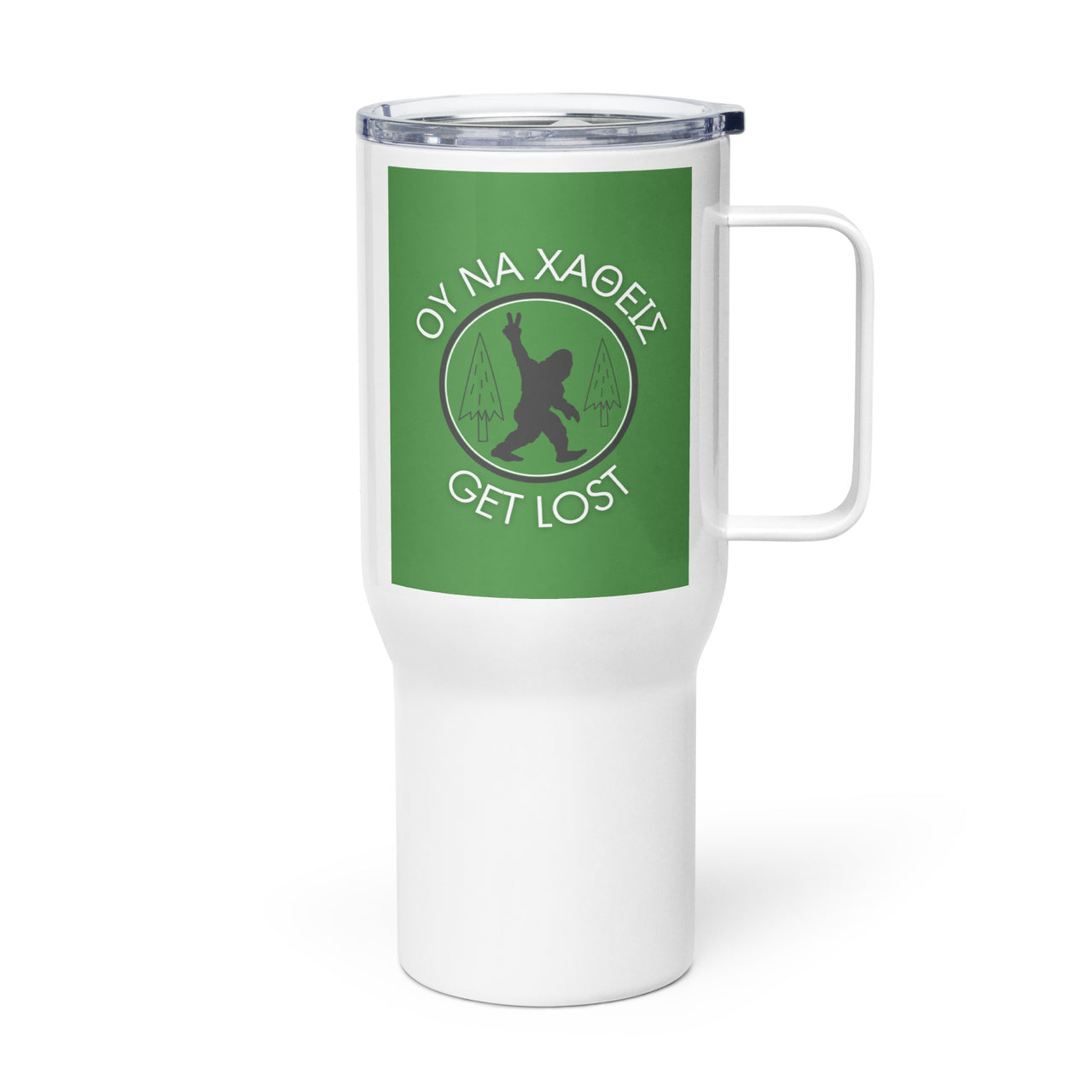 Get Lost Bigfoot Travel Mug