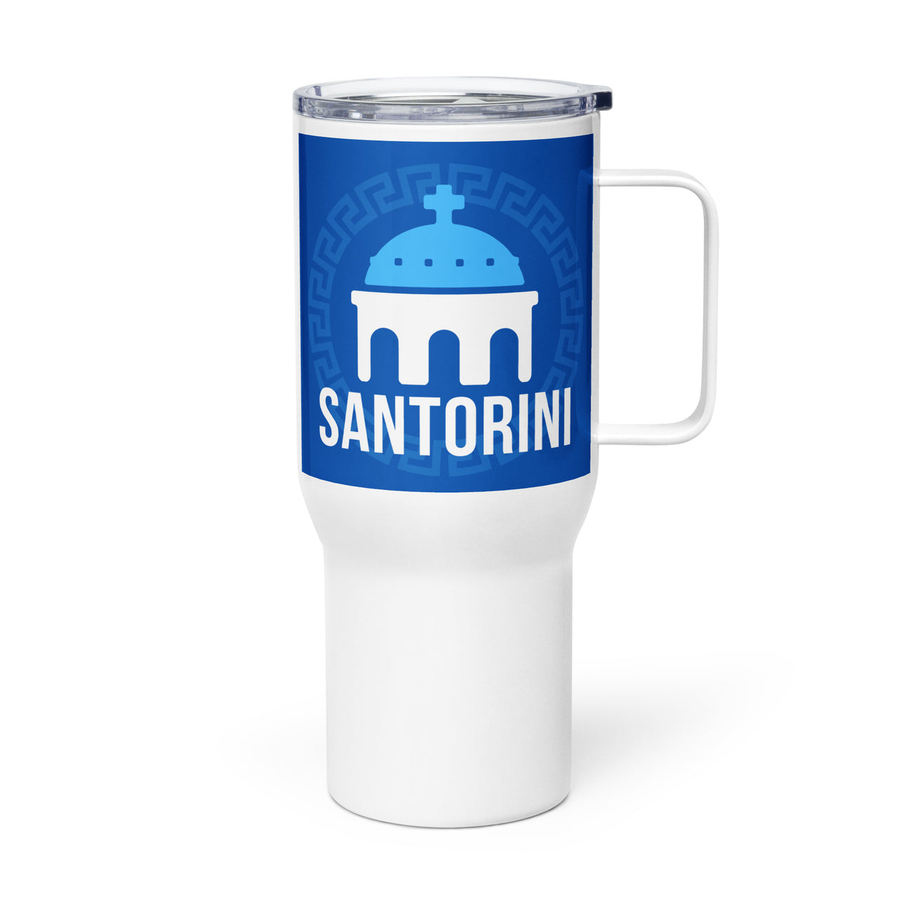 Iconic Places - Santorini Travel Mug