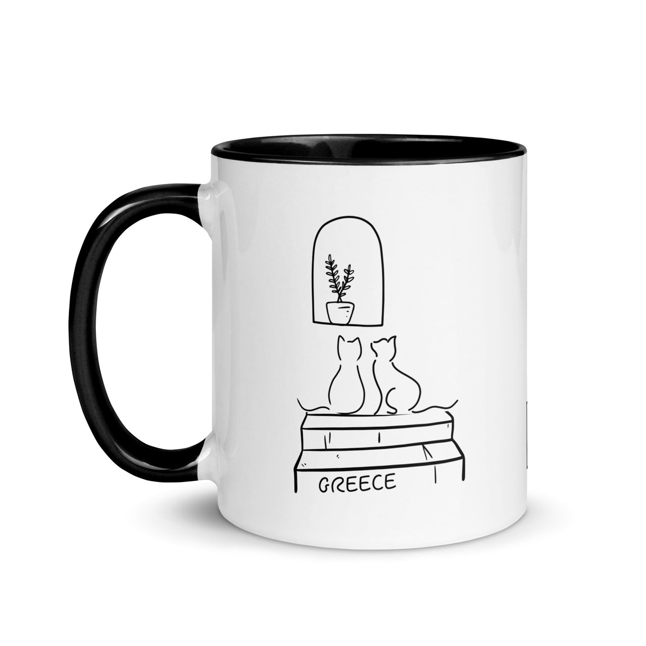 Greek Cats Ceramic Mug