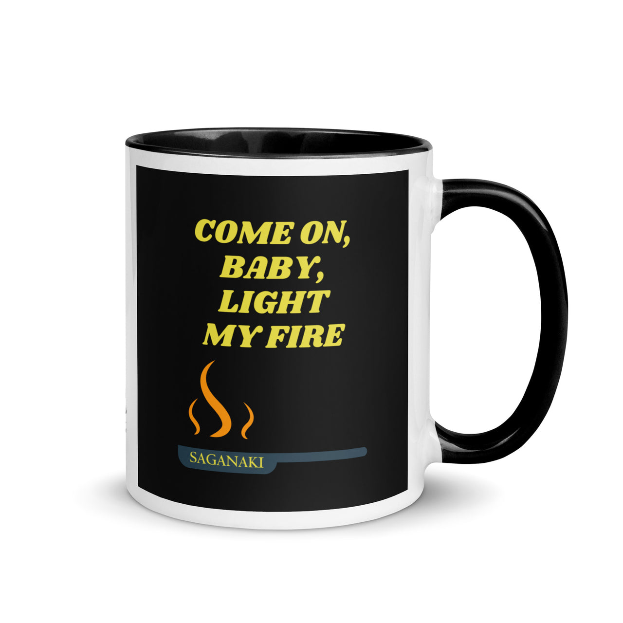 Light My Saganaki Ceramic Mug