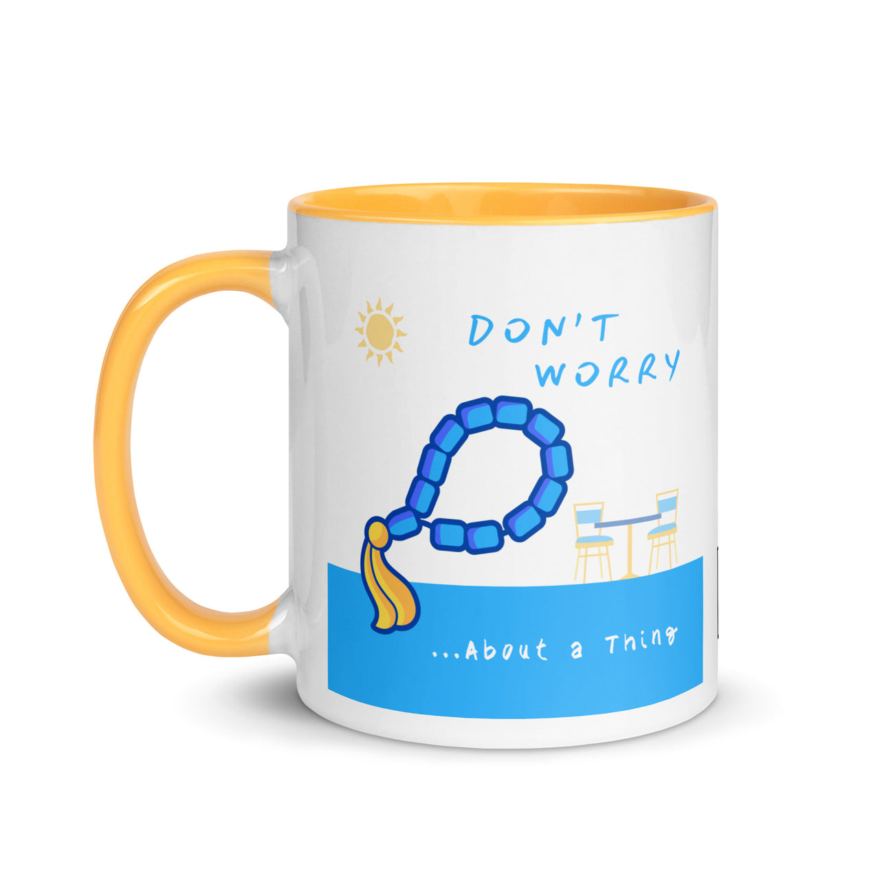 Don't Worry Beads Ceramic Mug