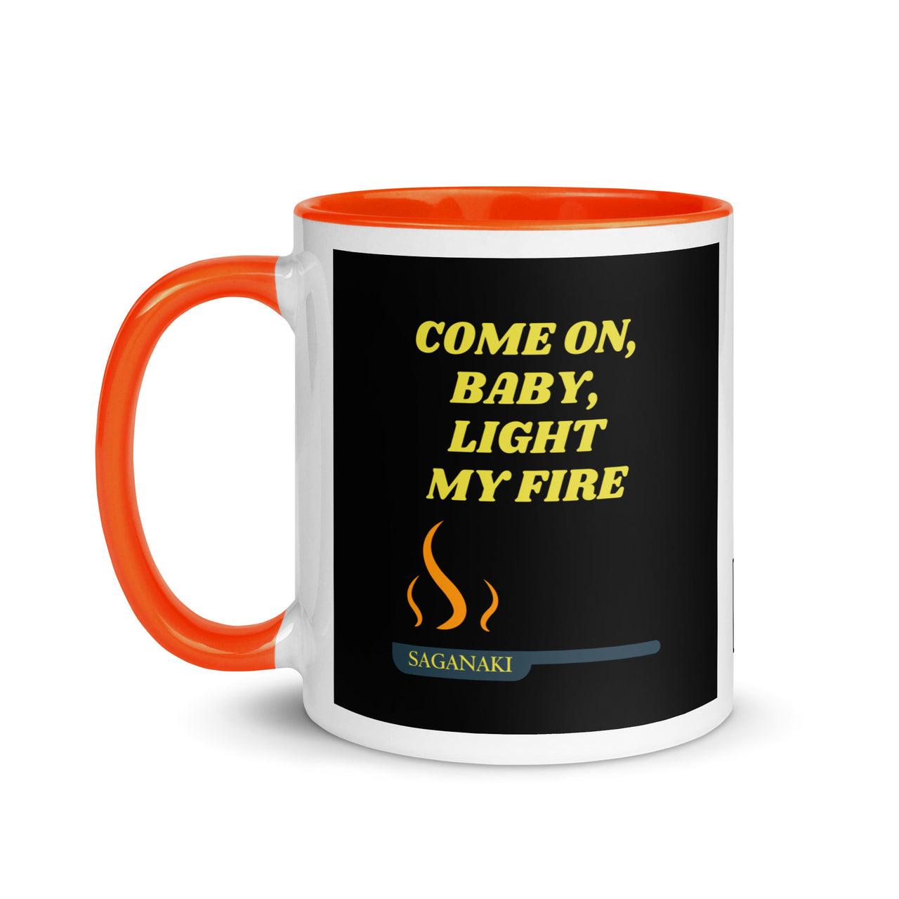 Light My Saganaki Ceramic Mug